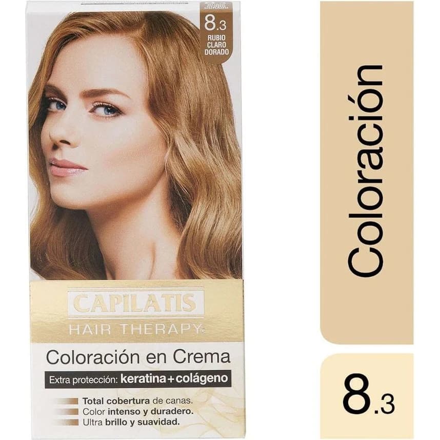 Tintura Capilar en Crema Capilatis Tono 8.3
