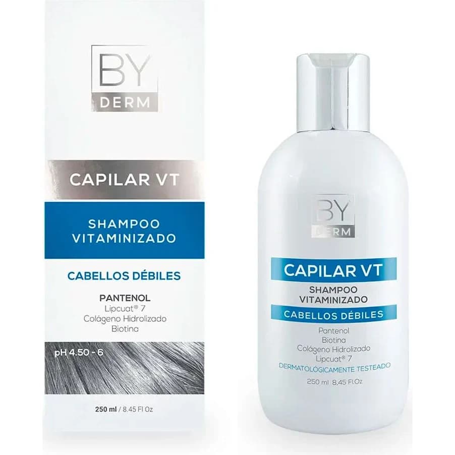 Shampoo Byderm Vitalidad Cabello Débil 250 ml