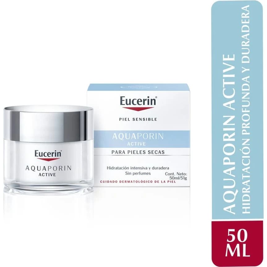 Crema Facial Eucerin Aquaporin Active Piel Seca 50 ml