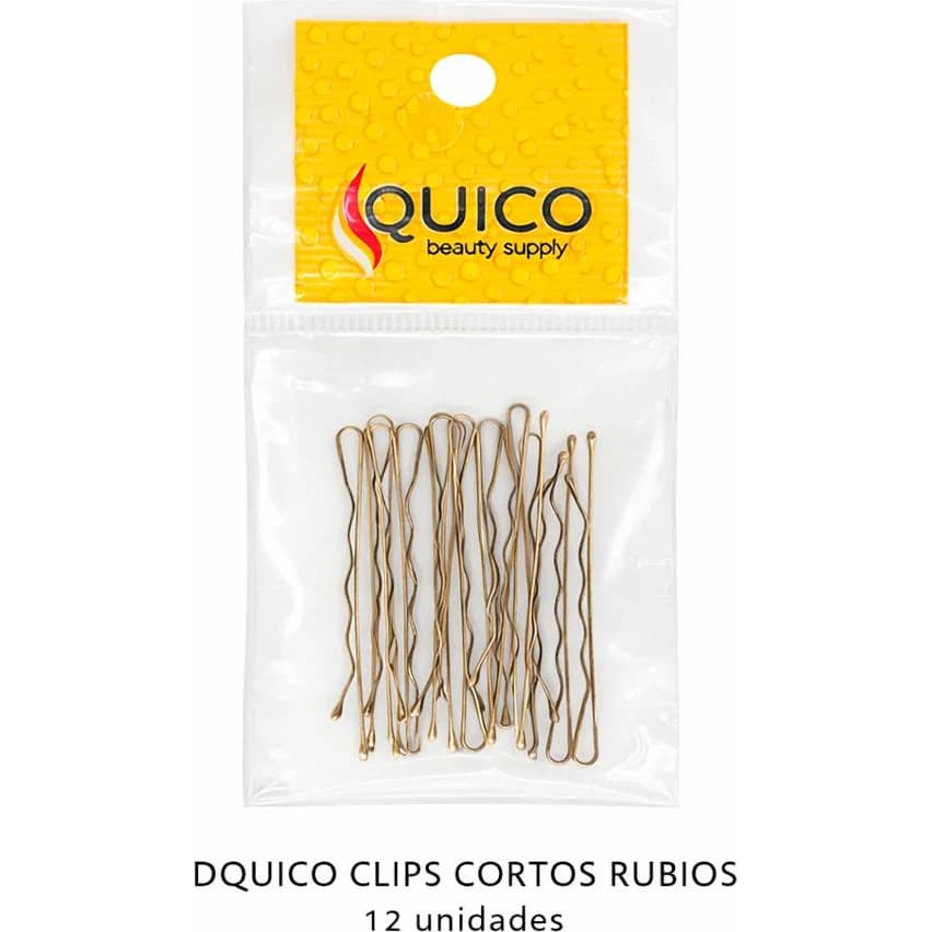 Clips Cortos Quico Rubios x 12 Unidades