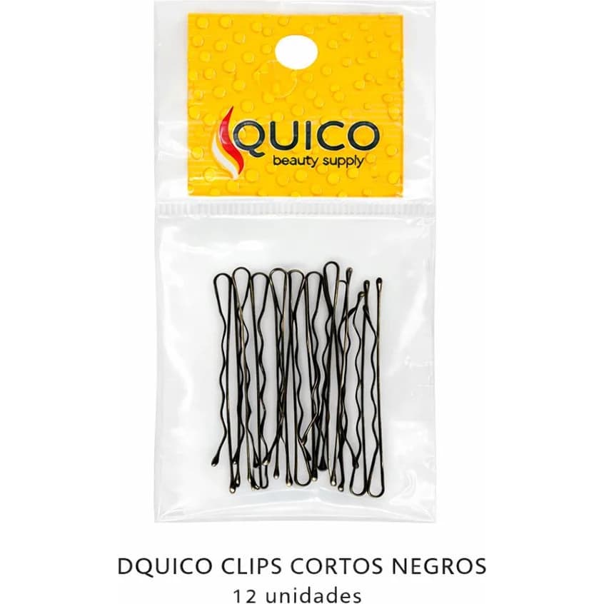 Clips Cortos Quico Negro x12