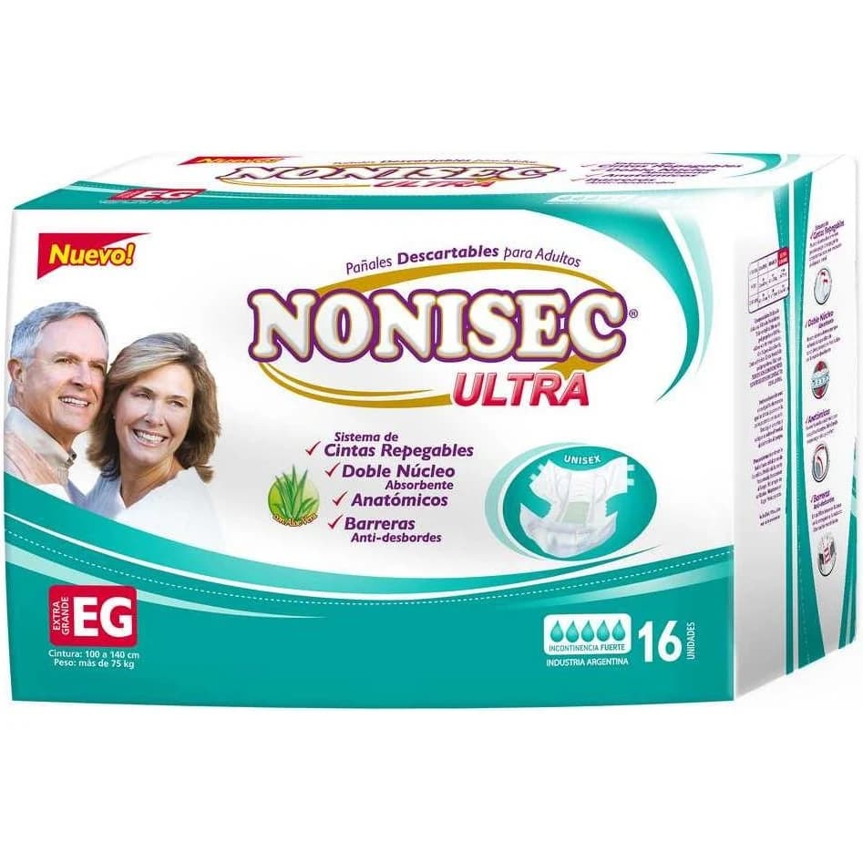 Pañal para Adulto Noni Sec Ultra Anatómico Talle XG x16
