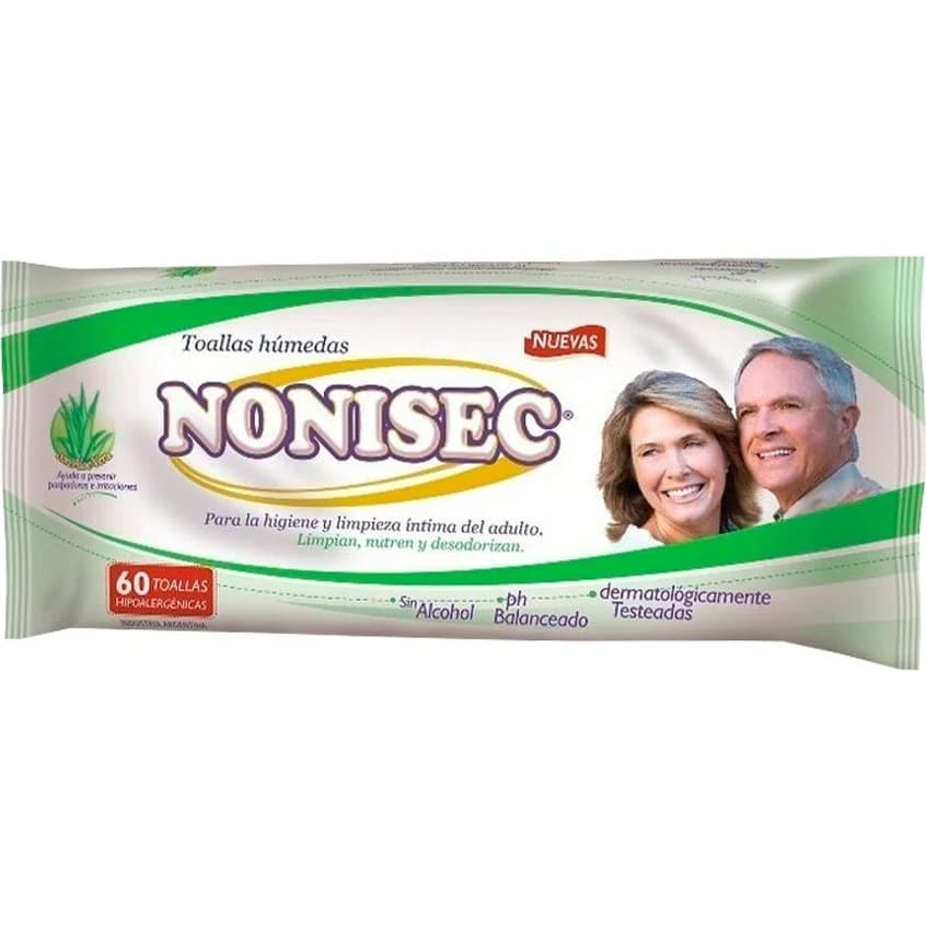 Toallitas Húmedas para Adultos Nonisec x 60