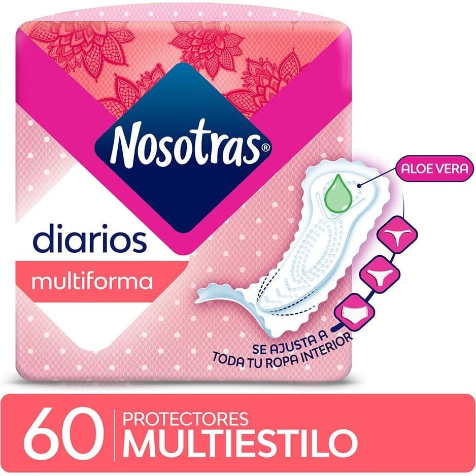 Protectores Diarios Nosotras Multiestilo x 60