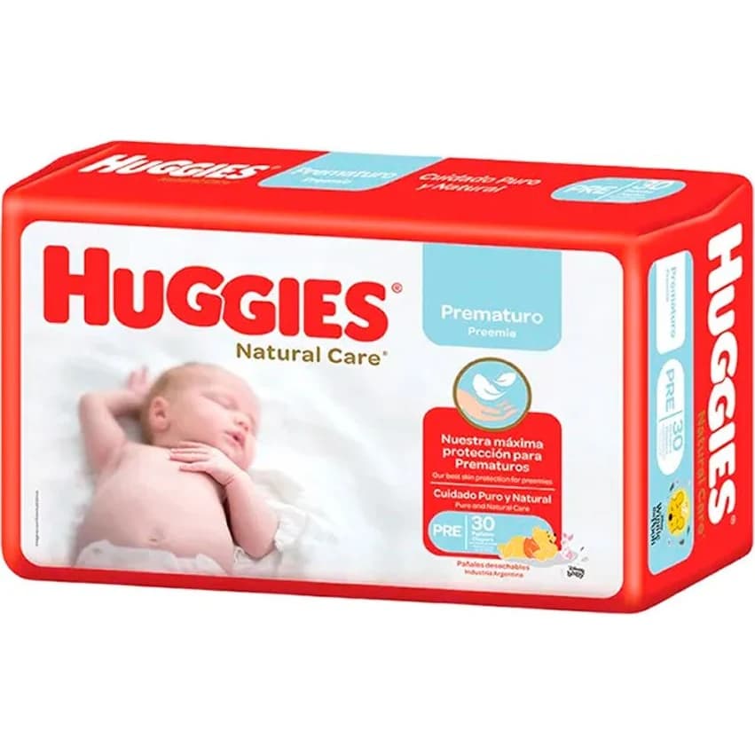 Pañales Huggies Primeros Días Prematuros x 30