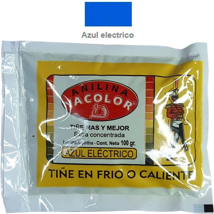 Anilina Yacolor Azul Eléctrico x 100 g