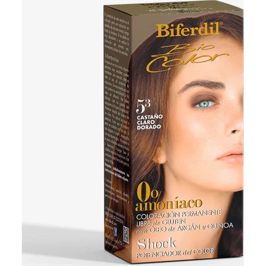Tintura Capilar Biferdil Biocol 0% Amoníaco Tono 5.3