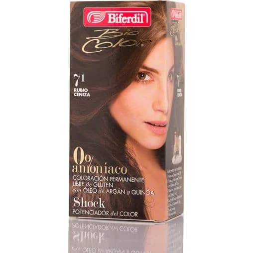 Tintura Capilar Biferdil Biocol 0% Amoníaco Tono 7.1