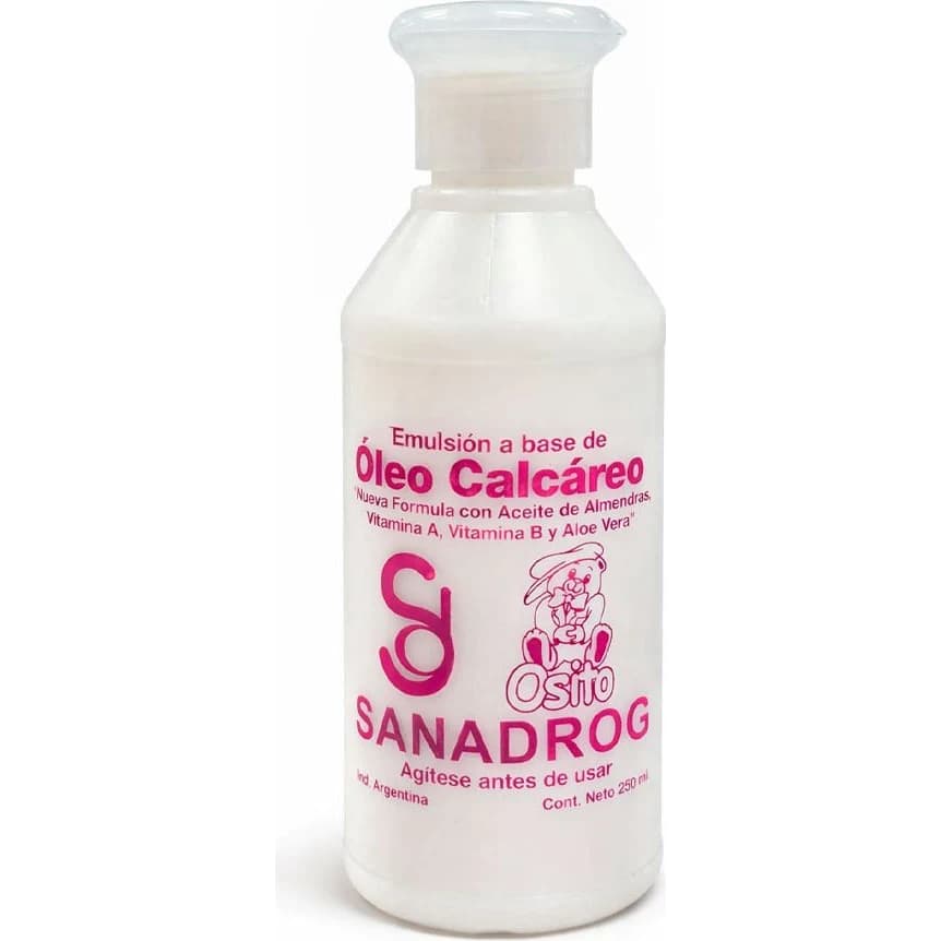 Linimento Óleo-Calcáreo Sanadrog 250 ml