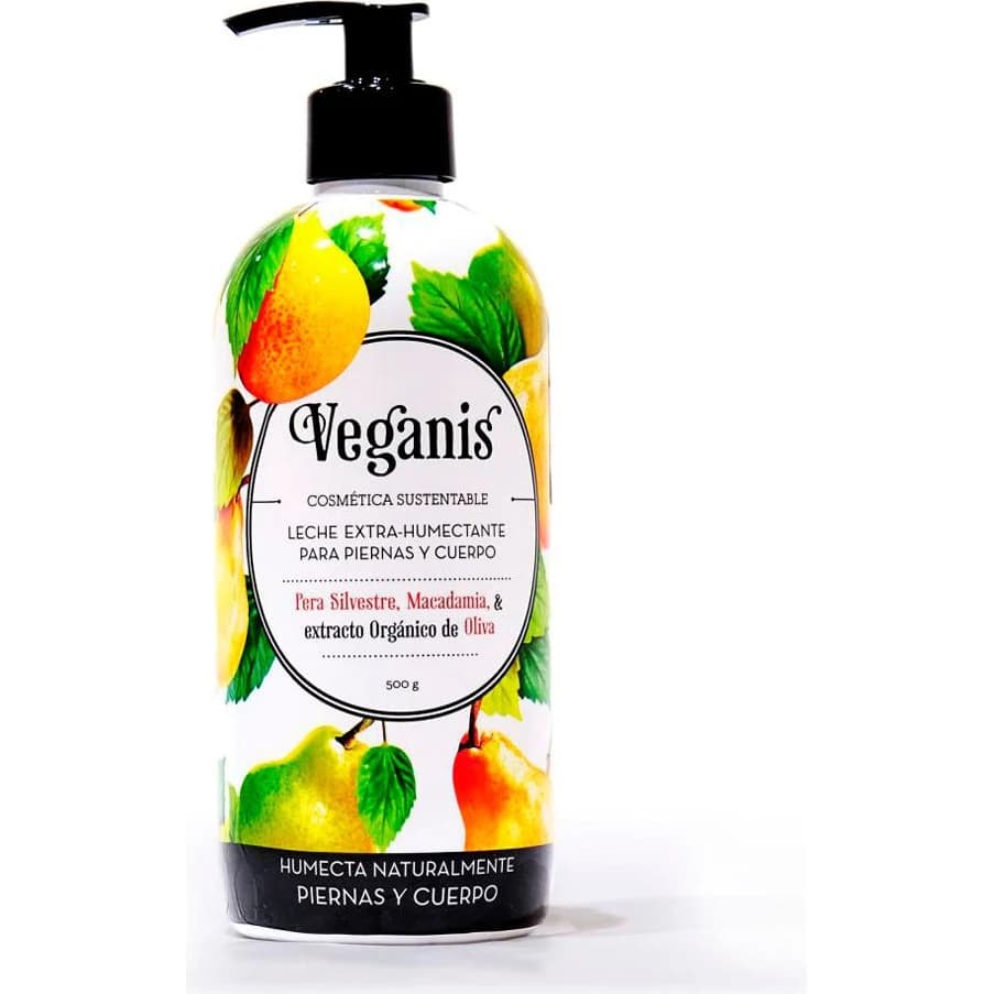 Crema Corporal Veganis Leche para Pies y Manos 500 ml