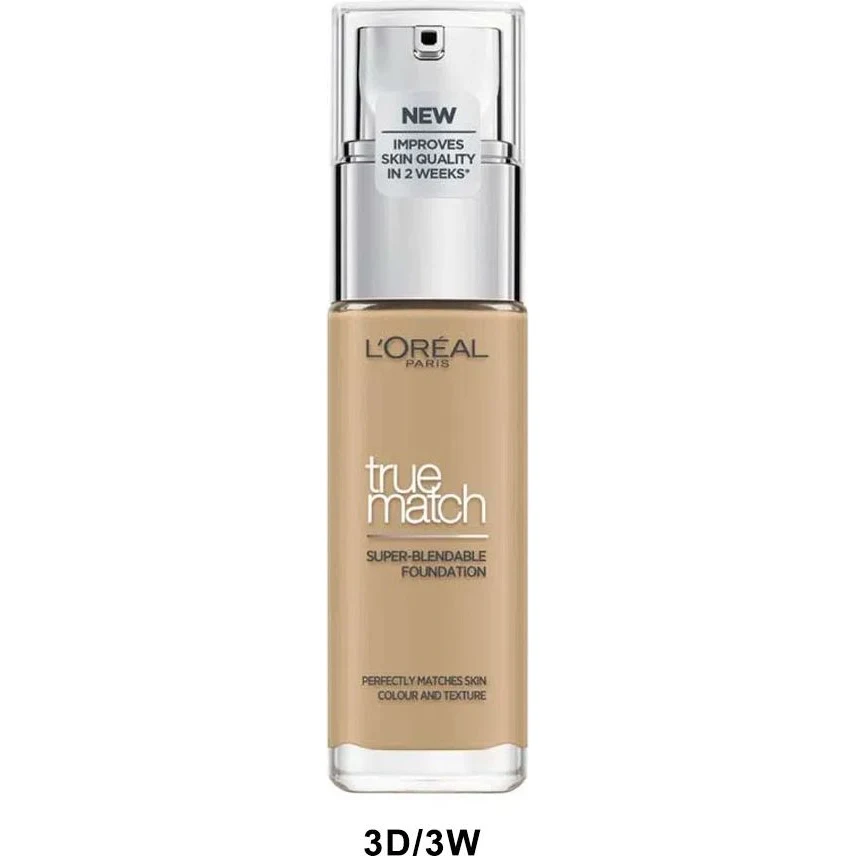 Base de Maquillaje L'Oréal True Match Tono D3