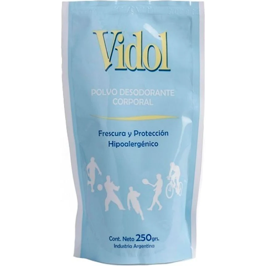 Polvo Desodorante para Pies Vidol Bolsa x 250 g