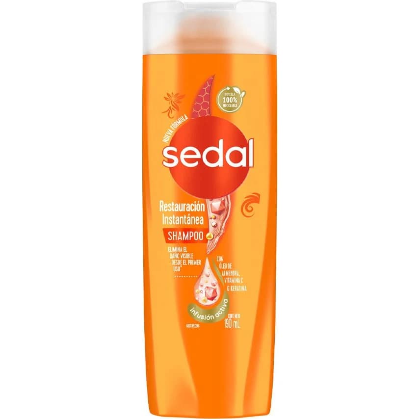 Shampoo Sedal Restauración Instantánea 190 ml