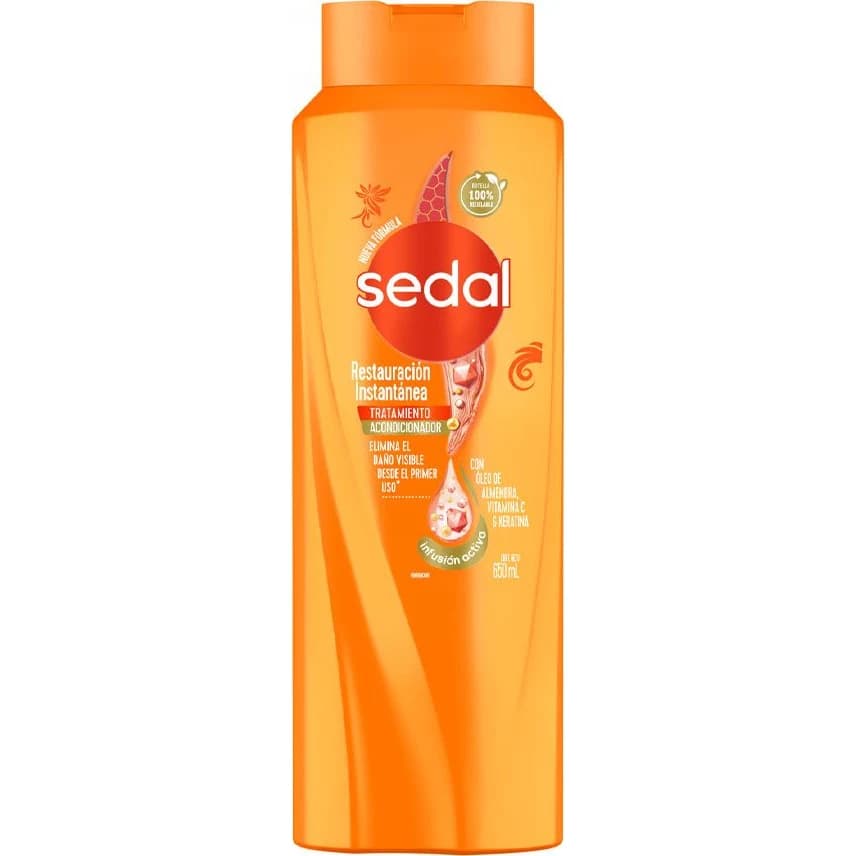 Acondicionador Sedal Restauración Instantánea 650 ml