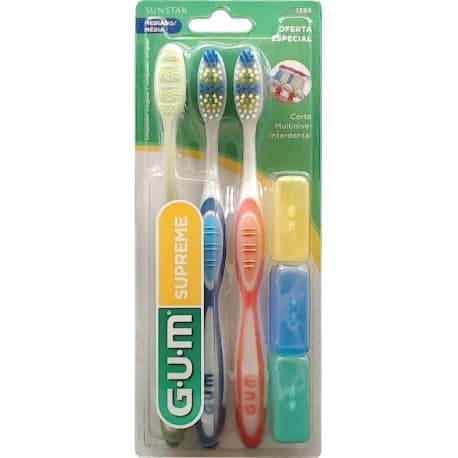 Cepillo de Dientes GUM SUPREME Promo 3x2