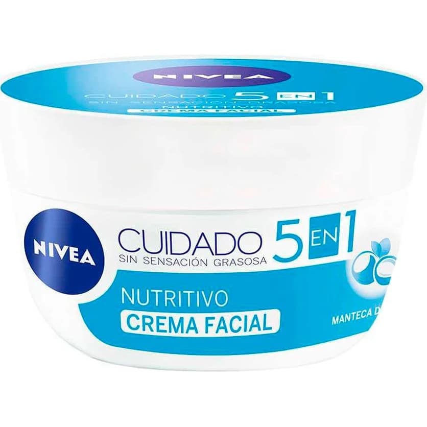 Crema Facial Nivea Cuidado Nutritivo 100 ml