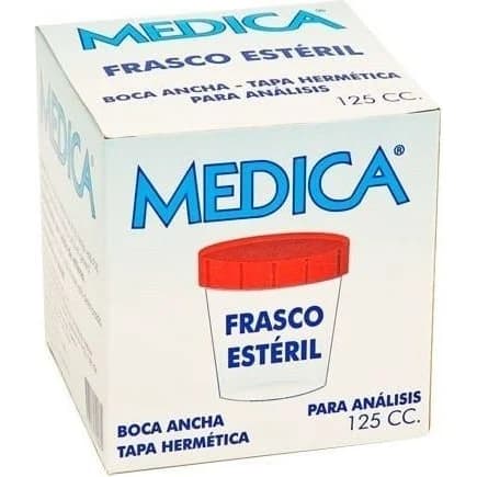 Frasco Estéril 125 cc x 10 unidades