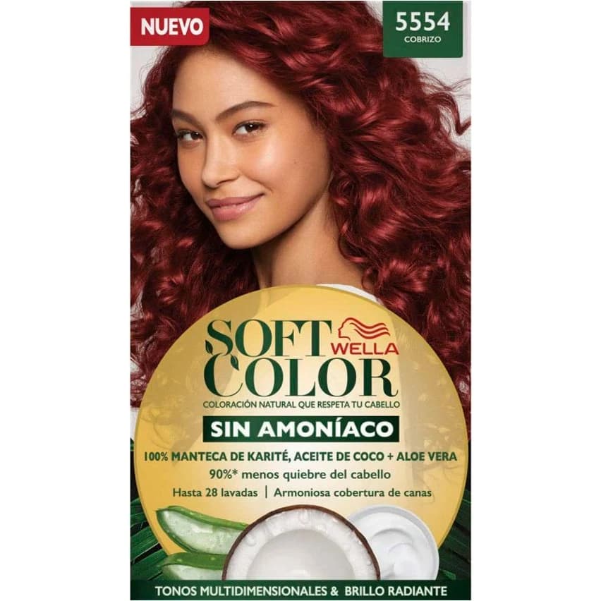 Tintura Capilar Soft Color 5554 Cobrizo