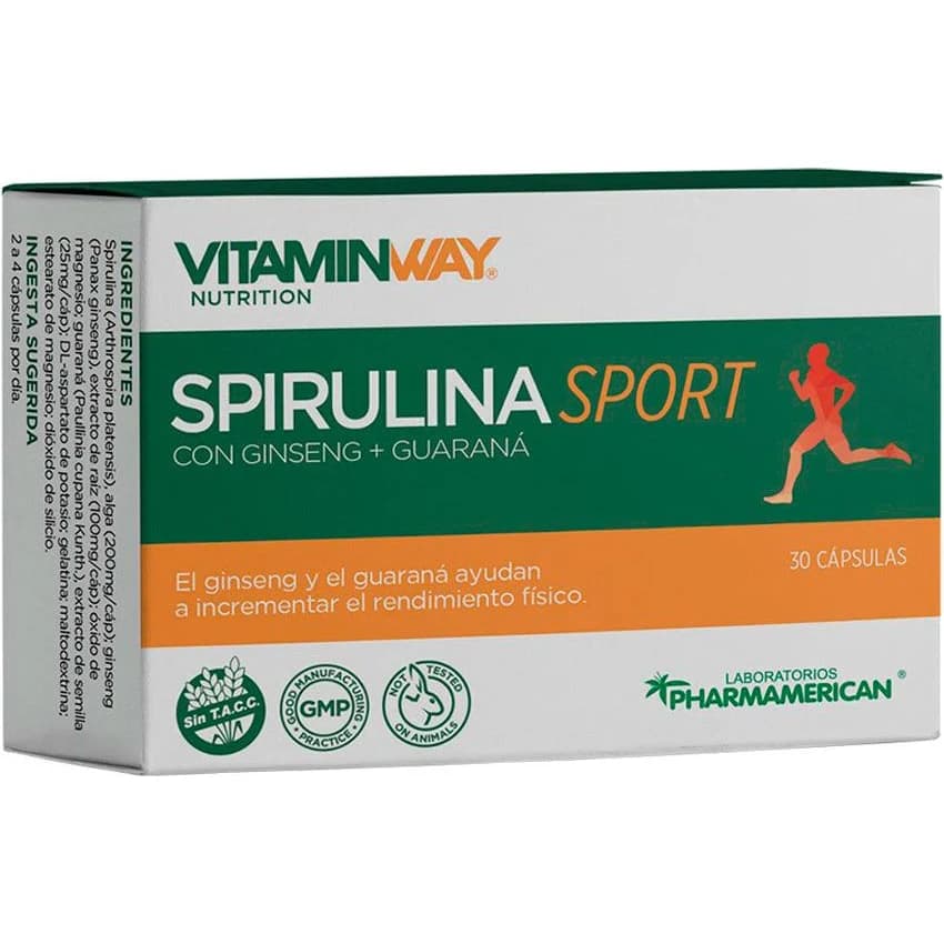Vitamin Way Spirulina Sport 30 Cápsulas