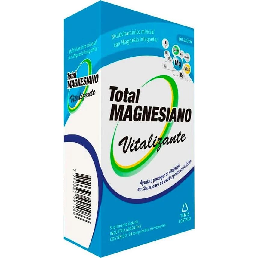 Total-Magnesiano Vitalizante 24 Comprimidos Efervescentes