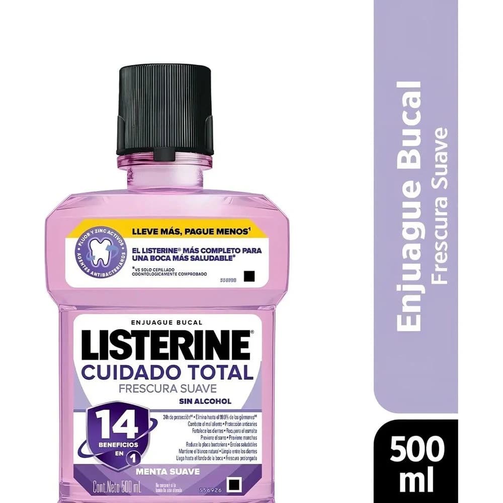 Enjuague Bucal Listerine Zero Total Care 500 ml