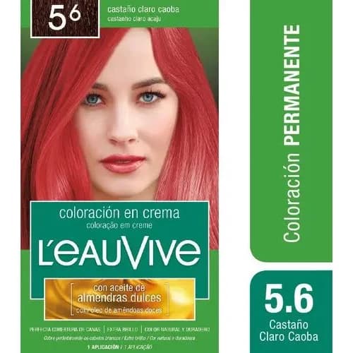 Kit de Coloración Capilar L'Eau Vive Tono 5.6