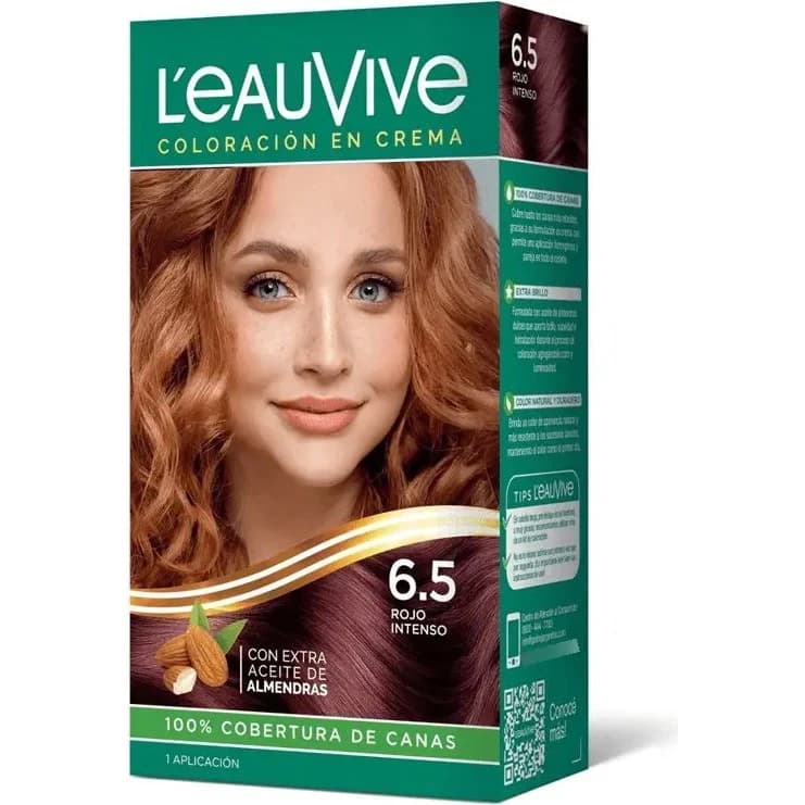 Kit de Coloración Capilar L'Eau Vive Tono 6.5