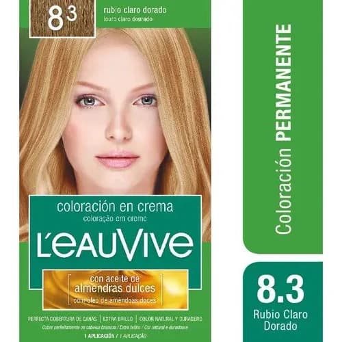 Kit de Coloración Capilar L'Eau Vive Tono 8.3