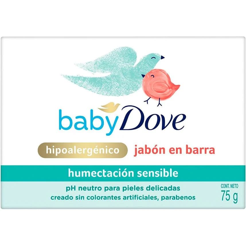 Jabón en Barra Dove Baby Hidratante Sensible 75 g