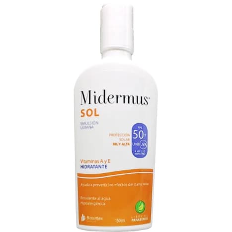 Protector Solar Midermus FPS 50 UVA x 150 g