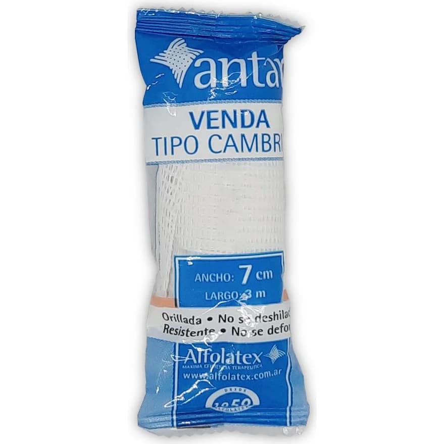 Venda Cambric Antar 7 cm x 3 m
