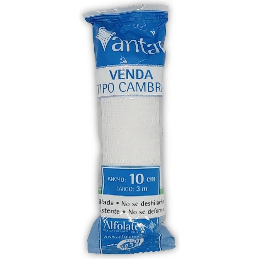 Venda Cambric Antar 10 cm x 3 m