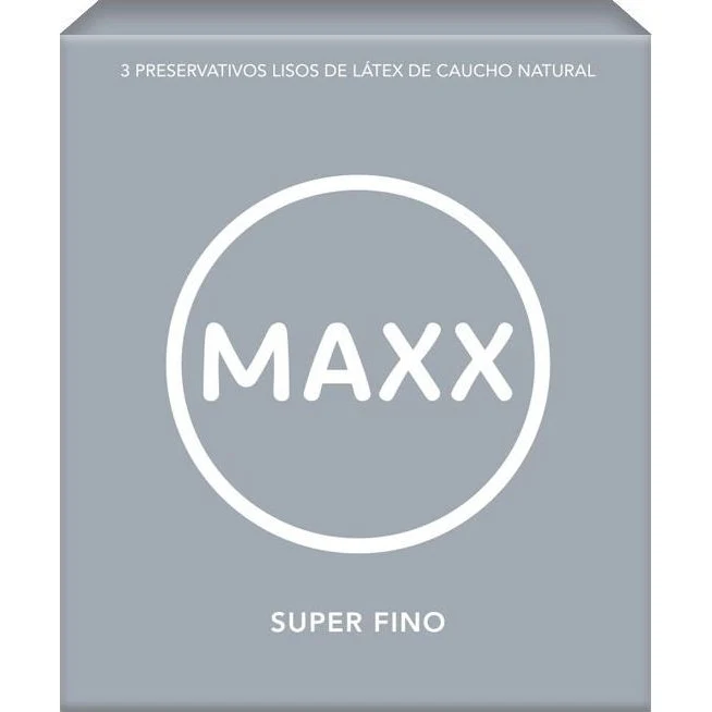Preservativos Maxx Super Fino x 3