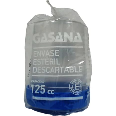 Recipiente Estéril Gasana Bolsa 125 cc