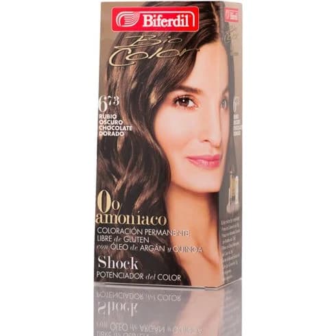 Tintura Capilar Biferdil Biocol 0% Amoníaco Tono 6.73