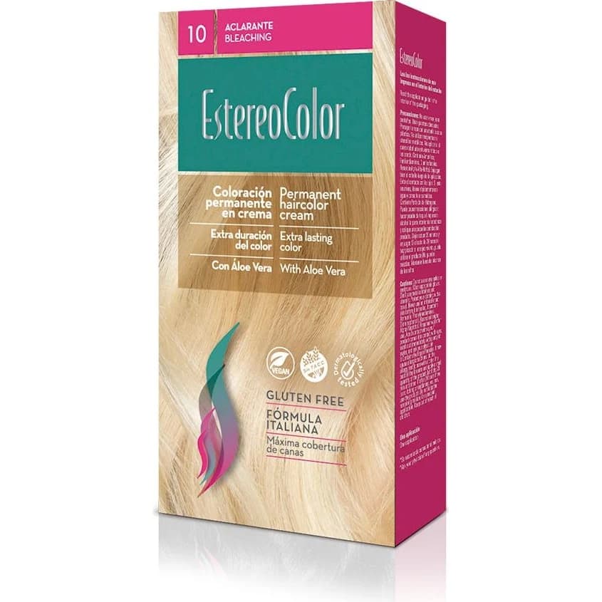 Kit de Coloración Estereocolor Tono 10 Aclarante