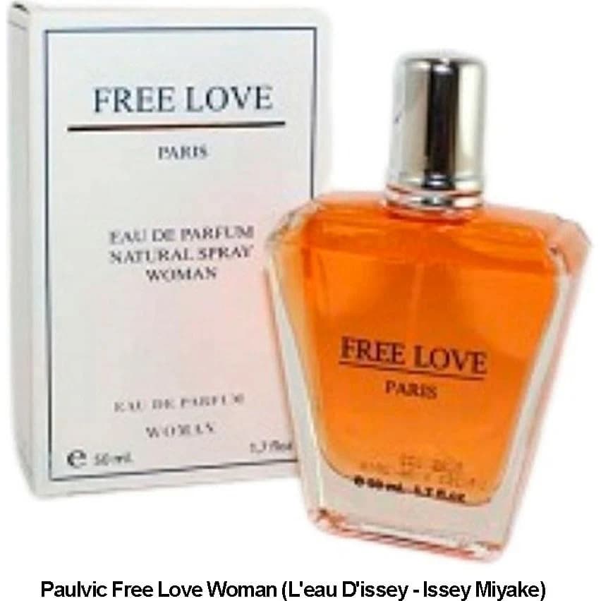 Perfume Free Love For Women Paulvic 50 ml