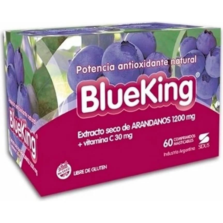 Blueking Comprimidos Masticables x 60 (6 blisters de 10)