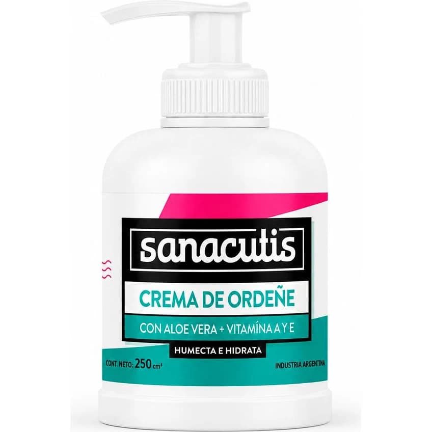 Crema Sanacutis Ordeñe 250 g con Válvula 556
