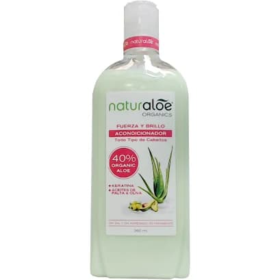 Acondicionador Naturaloe Fuerza y Brillo Pomo 360 ml