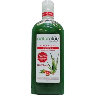 Shampoo Naturaloe Control Caída Cabellos Grasos 360 ml