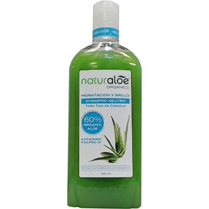 Shampoo Naturaloe Hidratación y Brillo 360 ml