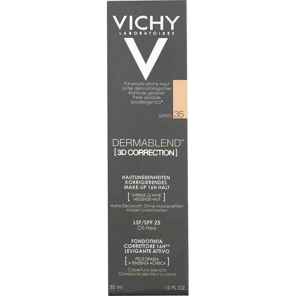 Base de Maquillaje Vichy Dermablend Cover Flow Tono 35