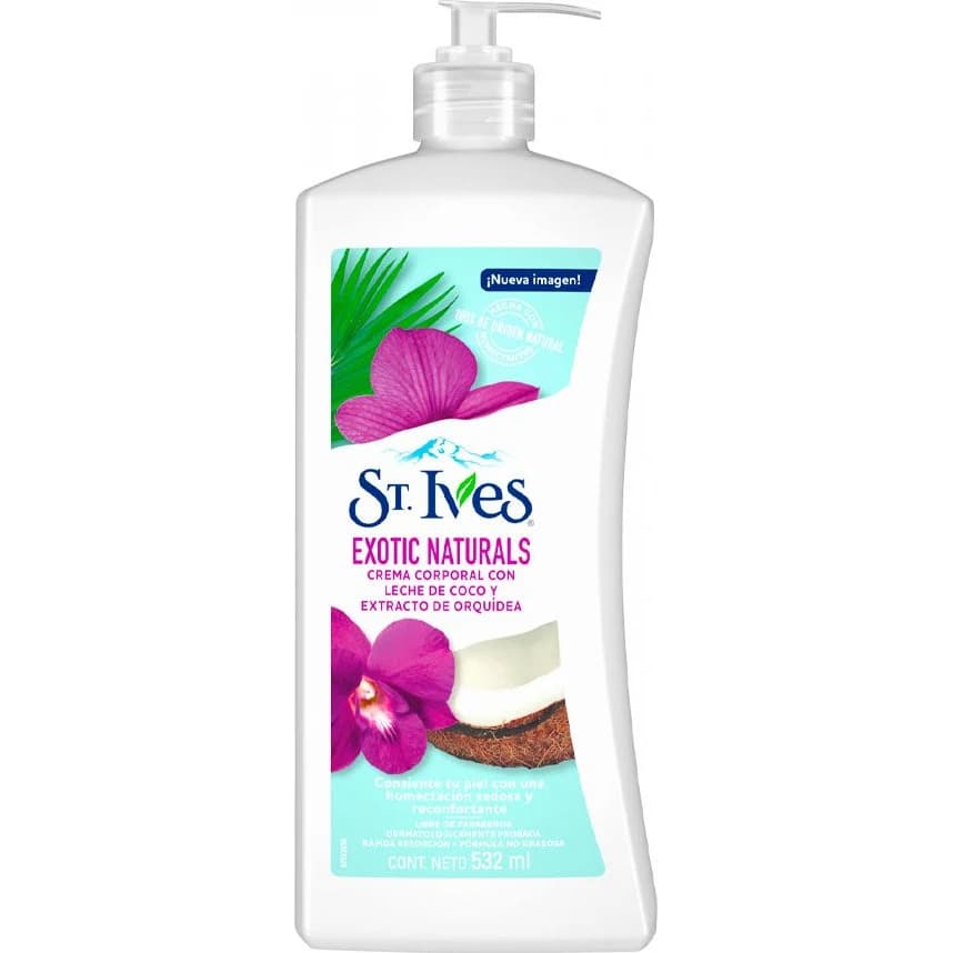 Crema Corporal St. Ives Exotic Natura 532 ml