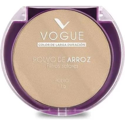 Polvo Compacto Vogue Rostro Arroz Vainilla