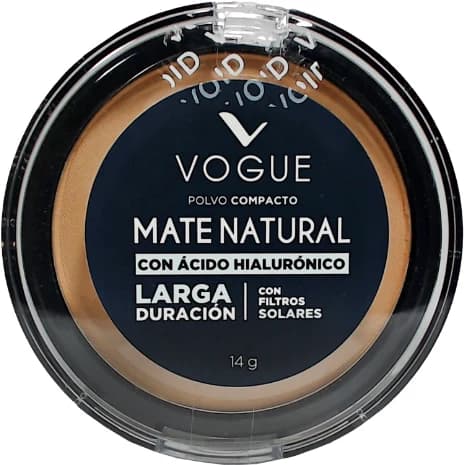 Polvo Compacto Vogue Rostro Tono Natural