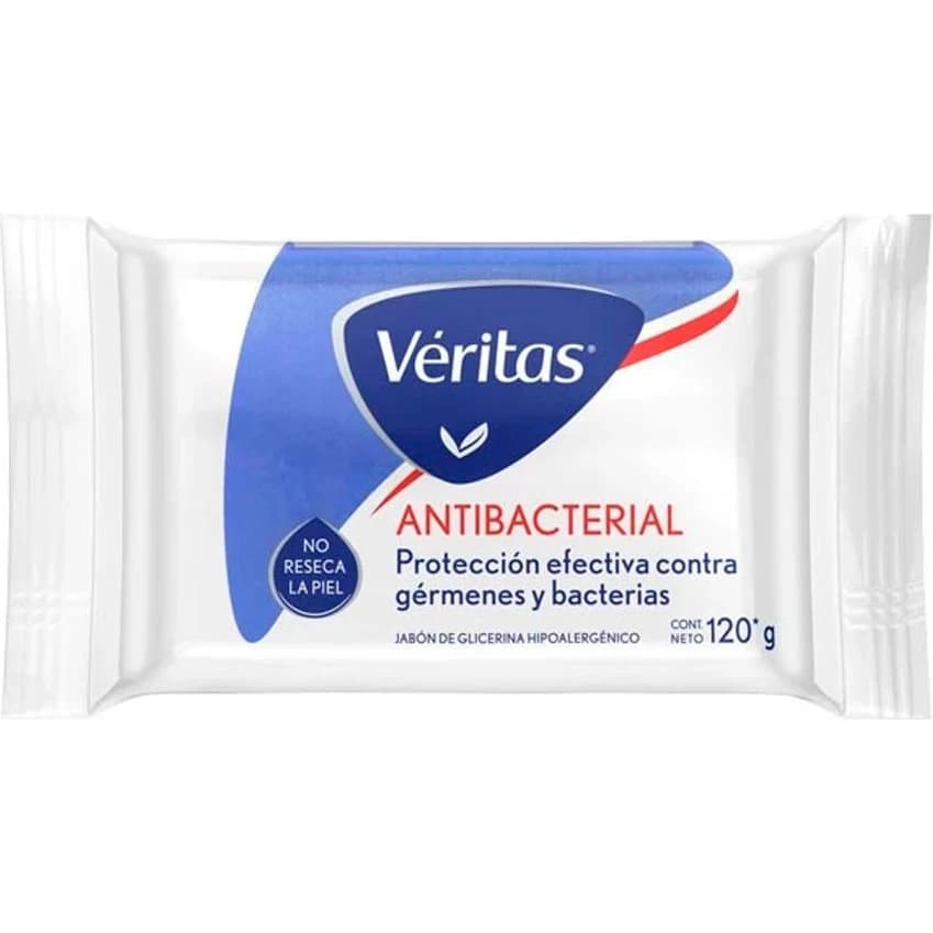 Jabón de Glicerina Veritas Antibacterial 120 g
