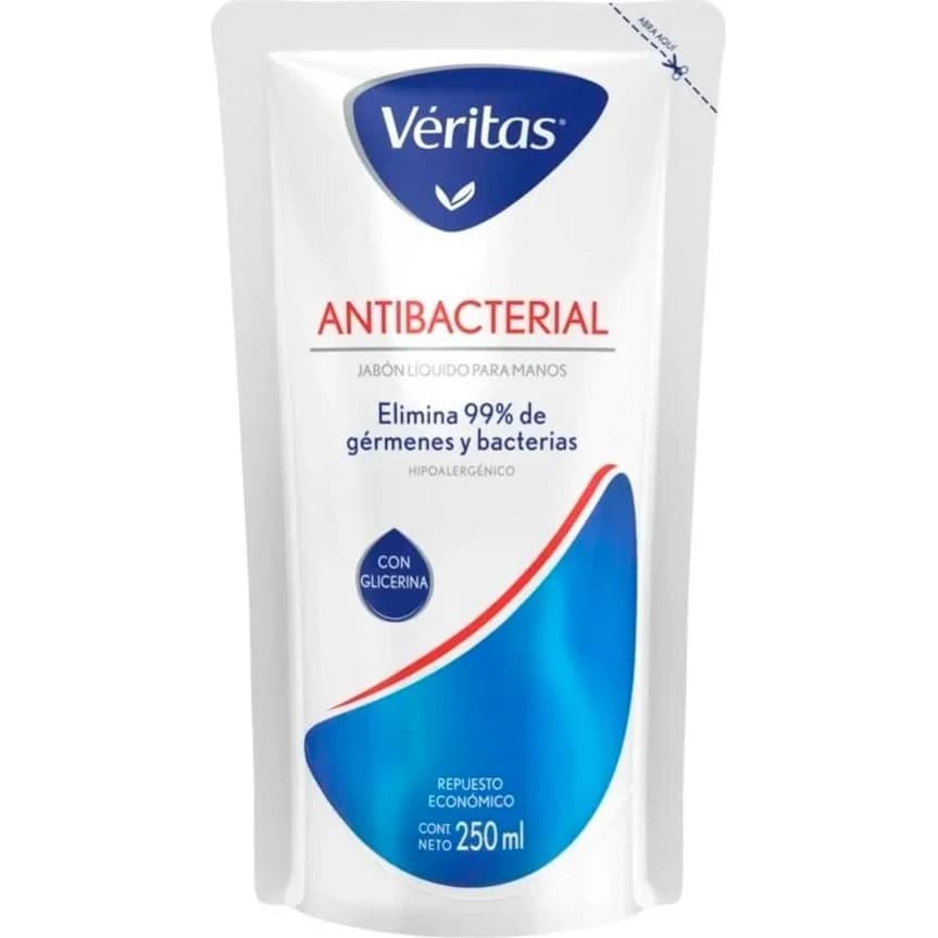 Jabón Líquido Veritas Antibacterial 250ml