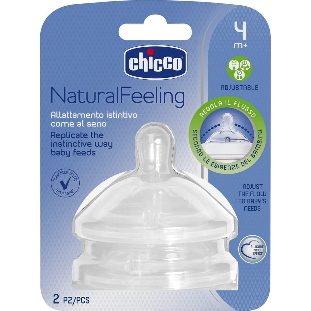 Tetina Chicco Natural Feeling 4M+