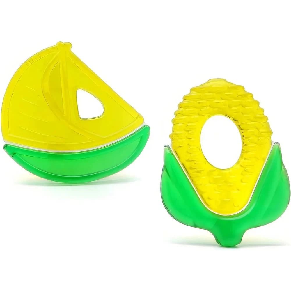 Cepillo Mordillo Baby Innova Amarillo y Verde